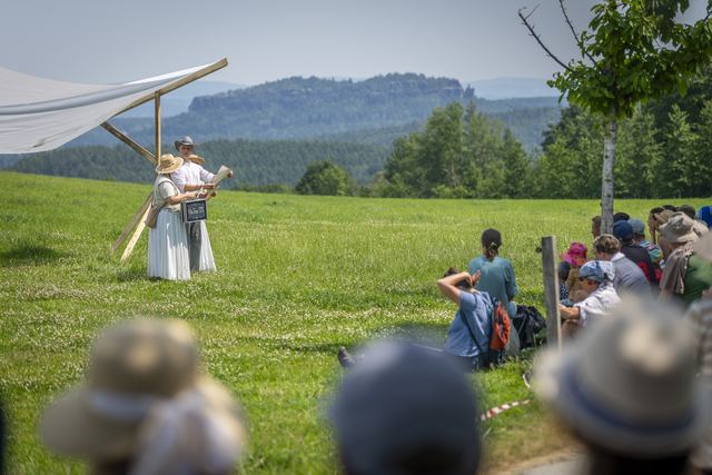 Szenenfoto „Das Geheimnis von Bielvalley“, SandsteinSpiele 2026, Foto 20