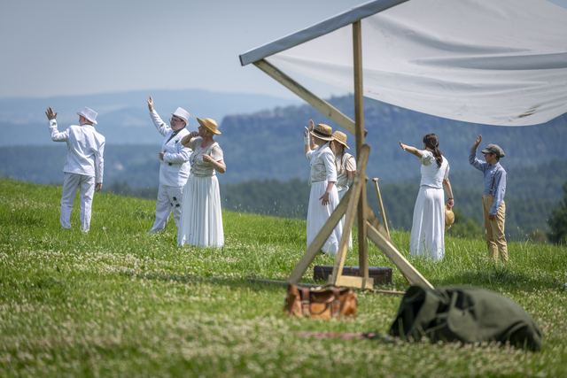 Szenenfoto „Das Geheimnis von Bielvalley“, SandsteinSpiele 2026, Foto 37