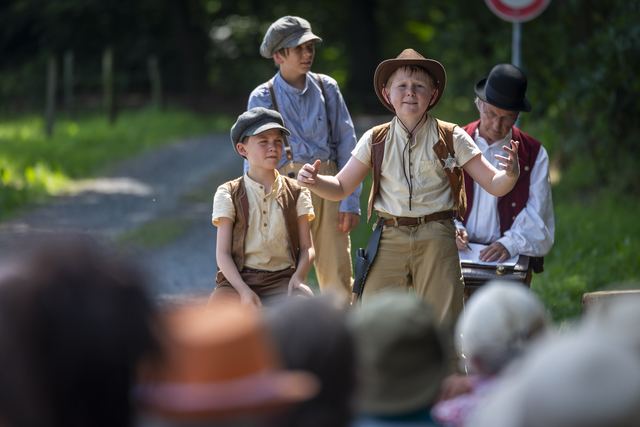 Szenenfoto „Das Geheimnis von Bielvalley“, SandsteinSpiele 2026, Foto 56